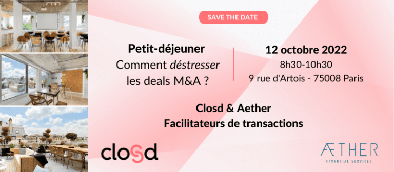 event aether closd m&a