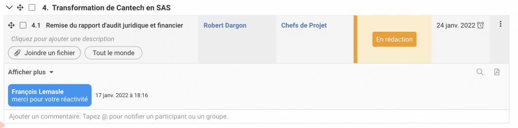 nouveaux roles sur checklist closd