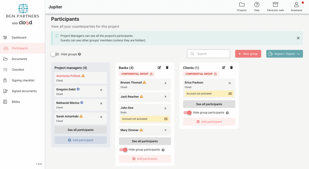 plateforme closd v2