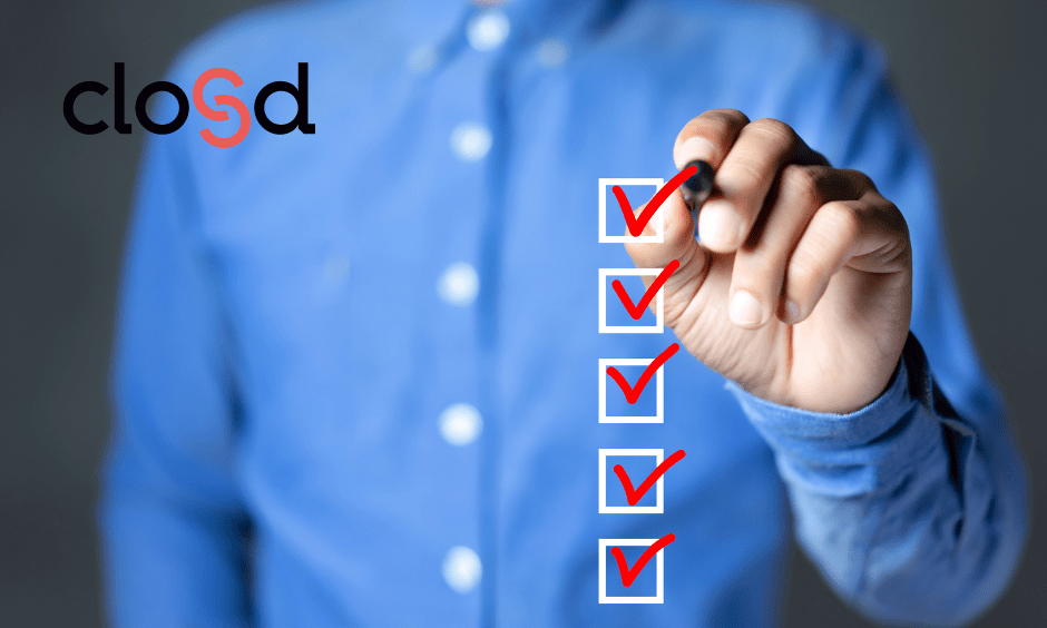 efficient checklist closd