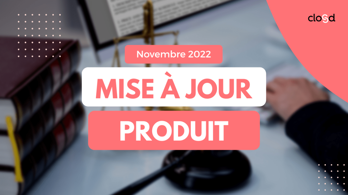 mise à jour produit novembre 2022