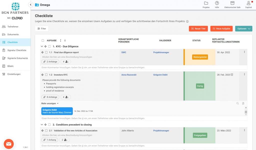 closd german platform