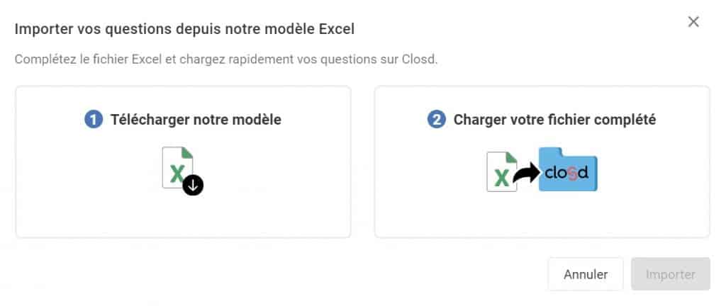 import questions data room