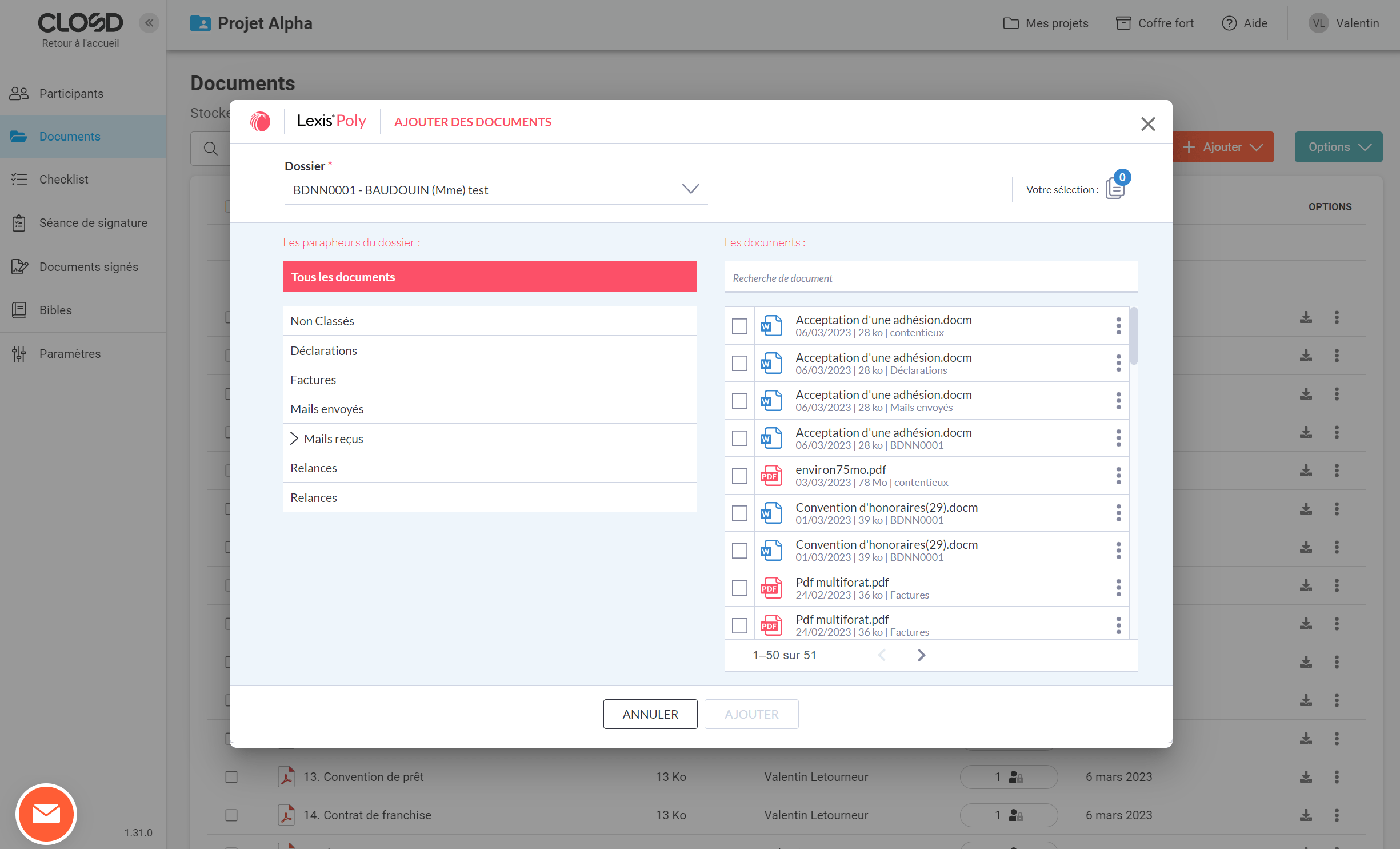 integration closd lexis poly