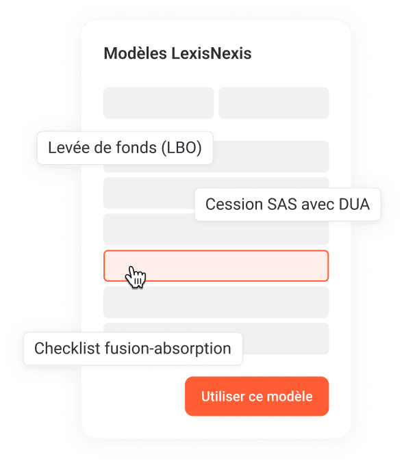 Modèle checklists Levée de fonds (LBO)